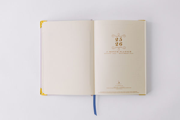 2025-2026 Vines and Butterflies 17-Month Weekly Medium Bound Planner