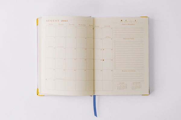 2025-2026 Vines and Butterflies 17-Month Weekly Medium Bound Planner