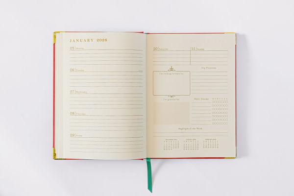 2026 Tulip Floral 12-Month Medium Bound Planner