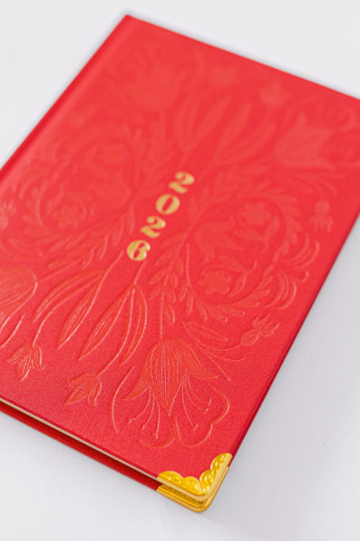 2026 Tulip Floral 12-Month Medium Bound Planner