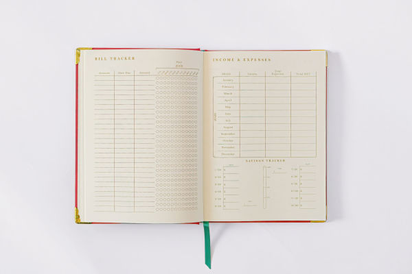 2026 Tulip Floral 12-Month Medium Bound Planner