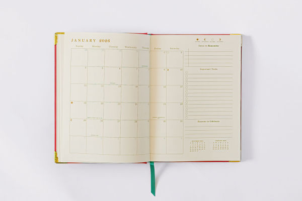 2026 Tulip Floral 12-Month Medium Bound Planner