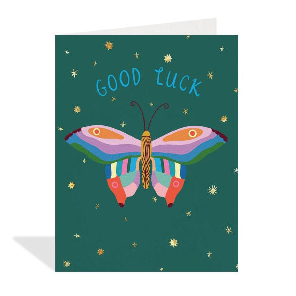 Butterfly Good Luck Card