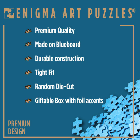 Cardinals Woodpeckers and Birch Trees 1000 Piece Puzzle