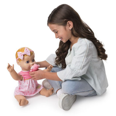 luvabella interactive baby doll blonde hair kids toys