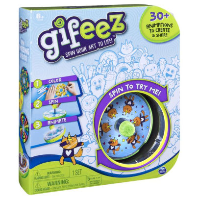 Gifeez Spin Your Art to Life 30 Gif Animations Create Master Kids Fun Top for sale online 