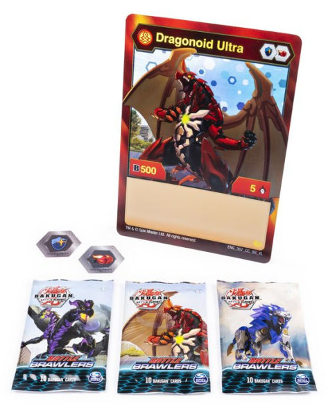 Bakugan Book of Power 1 Red Ability Card Battle Brawlers~ RARE & POWERFUL