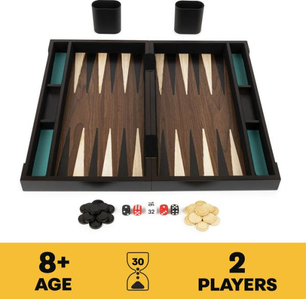 Legacy Deluxe Wooden Backgammon