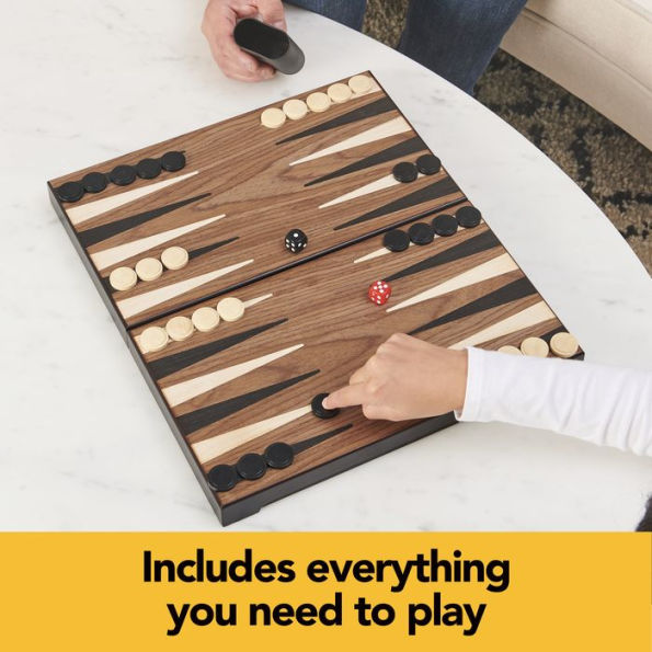 Legacy Deluxe Wooden Backgammon