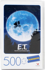 E.T. the Extra-Terrestrial Movie 500-Piece Puzzle in Plastic Retro Blockbuster VHS Video Case
