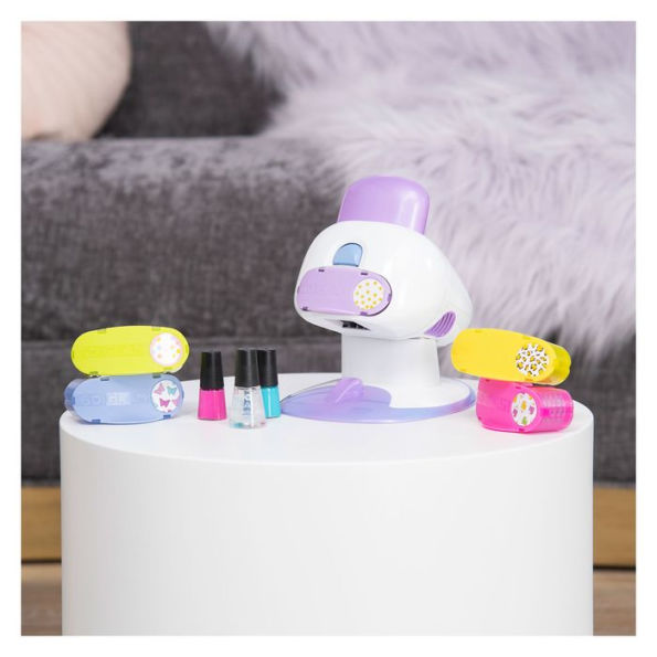Cool Maker, GO GLAM Nail Stamper Salon for Manicures and Pedicures with 5 Patterns and Nail Dryer