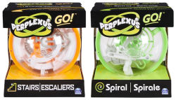 Alternative view 1 of Perplexus GO! Spiral, Compact Challenging Puzzle Maze Skill Game (Assorted; Styles Vary)