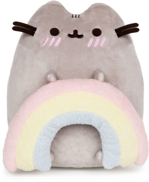 GUND Pusheen with Rainbow Plush Stuffed Animal Cat, 9.5
