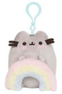 Pusheen Rainbow Backpack Clip Plush