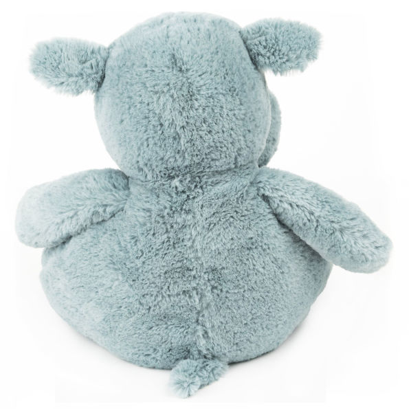 Baby GUND Oh So Snuggly Hippo Large Plush Stuffed Animal Teal Blue and Cream, 12.5"