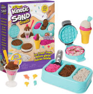 Title: Kinetic Sand Scents, Ice Cream Treats Playset with 3 Colors of All-Natural Scented Play Sand and 6 Serving Tools, Sensory Toys for Kids Ages 3 and up