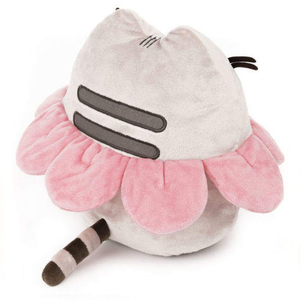 Pink Flower Petals Pusheen Plush Stuffed Animal