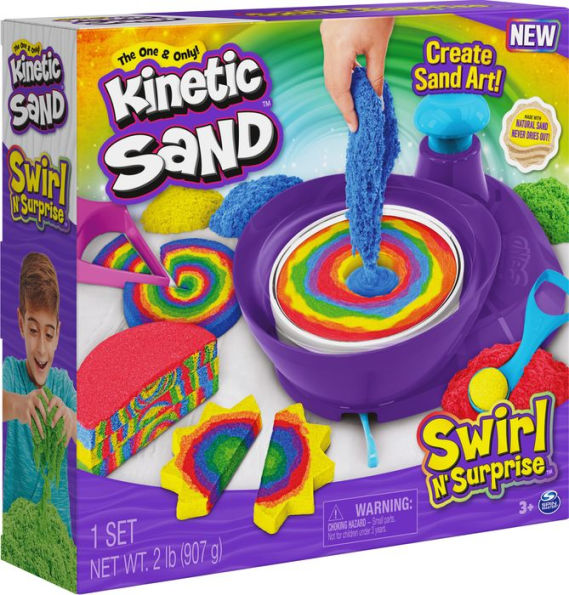 Kinetic Sand Rainbow Mix Set, 3 Colors, 3+