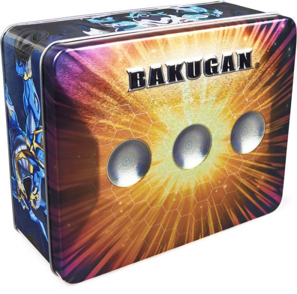 Bakugan Baku-Tin, Sectanoid, Premium Collector's Storage Tin with Mystery Bakugan, Trading Cards, Kids Toys for Boys Aged 6 and up