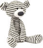 Alternative view 3 of GUND Stripe Toothpick Teddy Bear Black and White Striped Plush Stuffed Animal, 15