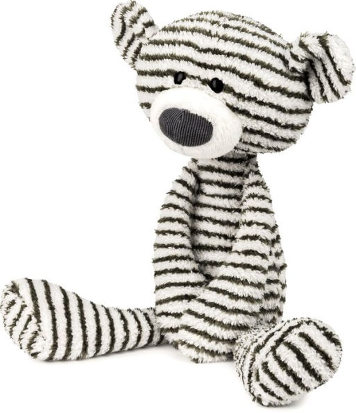 GUND Stripe Toothpick Teddy Bear Black and White Striped Plush Stuffed Animal, 15