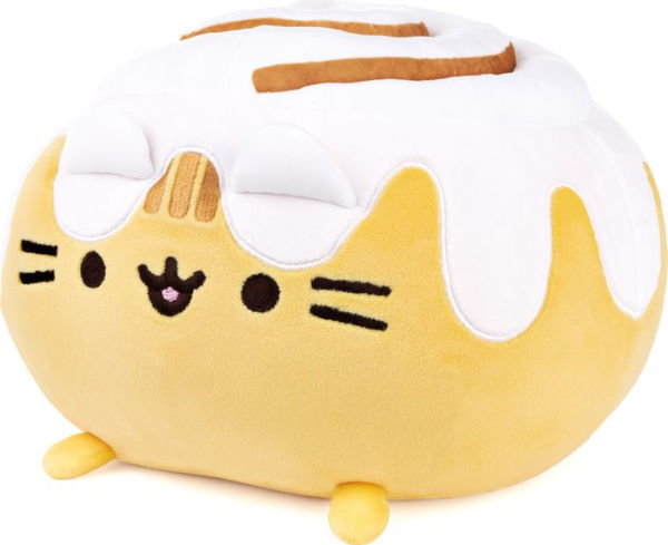 GUND Pusheen Catfe Cinnamon Roll Pusheen Plush Squisheen Cat Stuffed Animal, 12