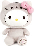 Alternative view 1 of Hello Kitty x Pusheen - Hello Kitty wearing Pusheen onesie plush