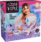 Alternative view 7 of Cool Maker Stitch N Style Fashion Studio Pre-Threaded Sewing Machine Toy with Fabric and Water Transfer Prints Arts & Crafts Kids Toys for Girls