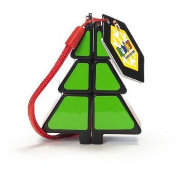 Rubik's Cube, Christmas Tree Festive Novelty Cube and Problem-Solving Puzzle, Christmas Bauble Decorations