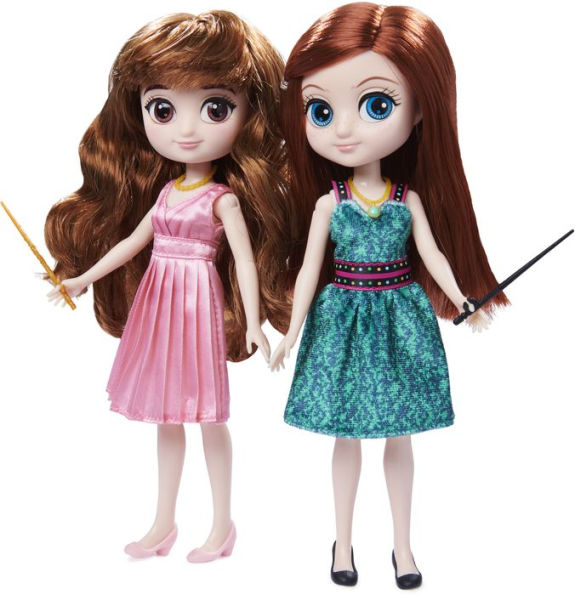 Wizarding World Harry Potter, Hermione Granger & Ginny Weasley Deluxe  8-inch Dolls & Accessories Gift Set, Over 20 Pieces, Kids Toys for Ages 6  and up 