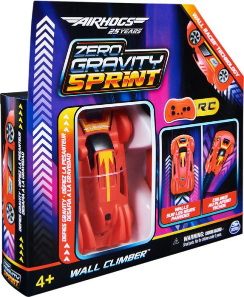  Air Hogs, Zero Gravity Sprint RC Car Wall Climber, Red