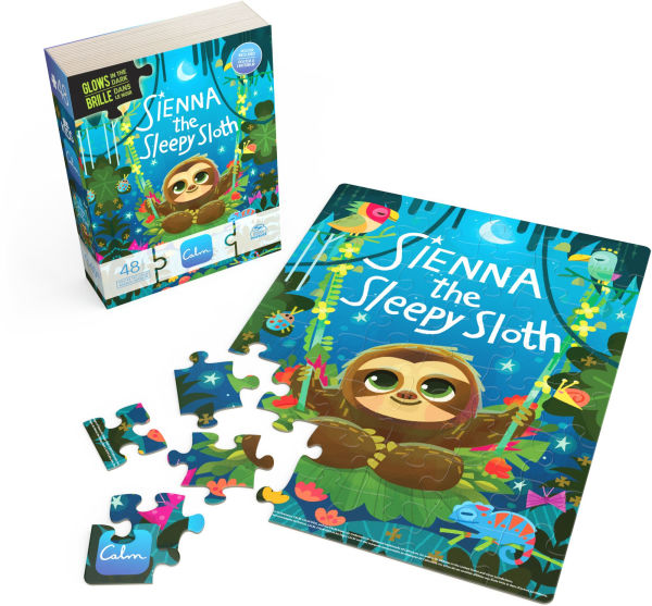 Calm Glow in the Dark 48pc Childrens Puzzle (30 day subscription included)