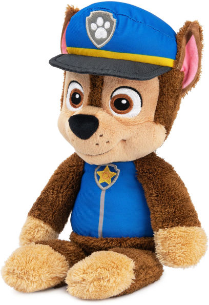 GUND PAW Patrol Official Chase Take Along Buddy Plush Toy, Premium Stuffed Animal for Ages 1 & Up, Blue/Brown, 13?