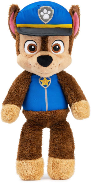GUND PAW Patrol Official Chase Take Along Buddy Plush Toy, Premium Stuffed Animal for Ages 1 & Up, Blue/Brown, 13?