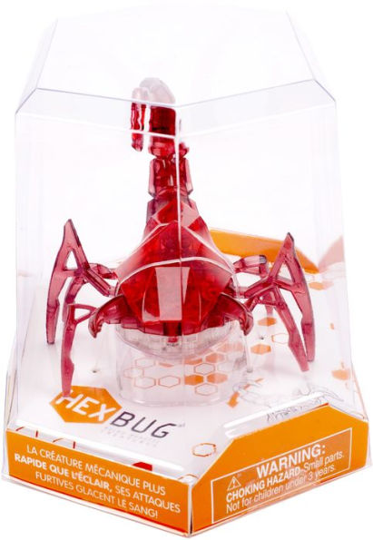 HEXBUG Scorpion, Electronic Autonomous Robotic Pet, Ages 8 and Up (Red)