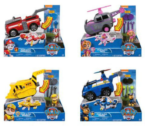 paw patrol flip and fly chase