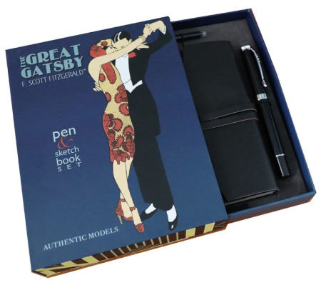 Great Gatsby Pen Sketch Book Set