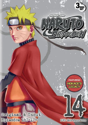 Naruto Shippuden Uncut Set 14 3pc Full 3pk Dvd Barnes Noble