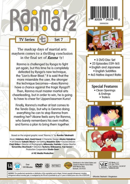 Ranma 1/2: TV Series Set 7