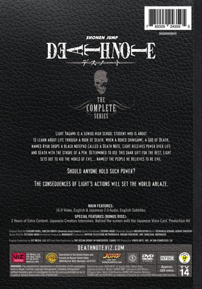 Death Note: The Complete Series [9 Discs]