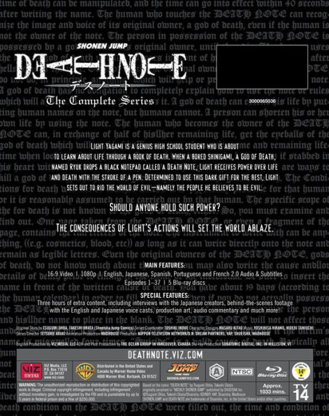 Death Note: The Complete Series [Blu-ray] [5 Discs]