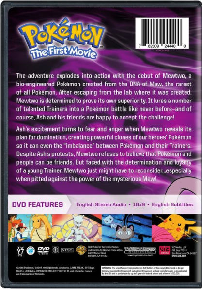 Pokemon the Movie 1: Mewtwo Strikes Back (DVD) 