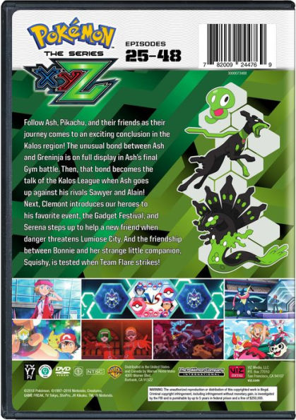 Pokemon the Series: XYZ Set 1 (DVD)