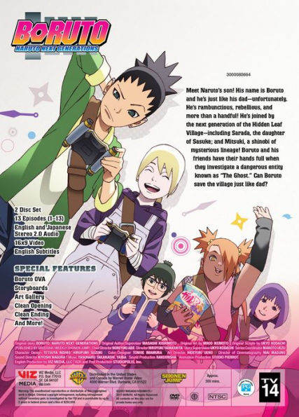 Dvd Boruto Naruto Shippuden Next Generation Episódios Anime