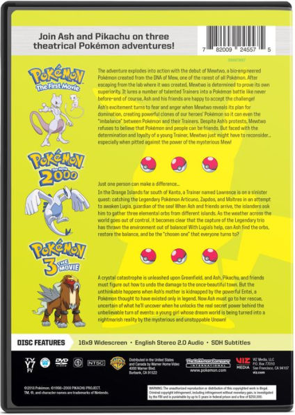 Pokemon: Movies 1-3