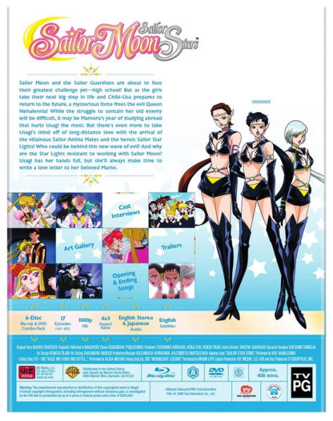 Sailor Moon: Sailor Stars - Season 5 - Part 1 [Blu-ray/DVD]