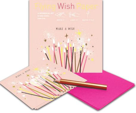 Make A Wish Flying Wish Paper by Hux Creative