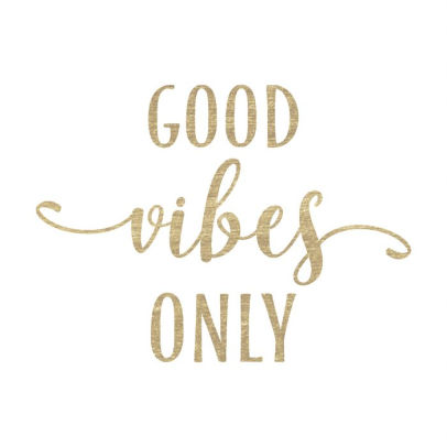6x6 Good Vibes Only Glitter Plaque By Sixtrees Barnes Noble