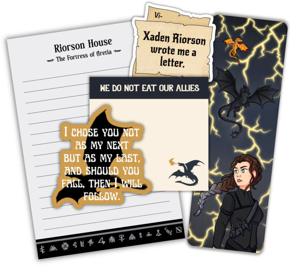Iron Flame Stationery Gift Set