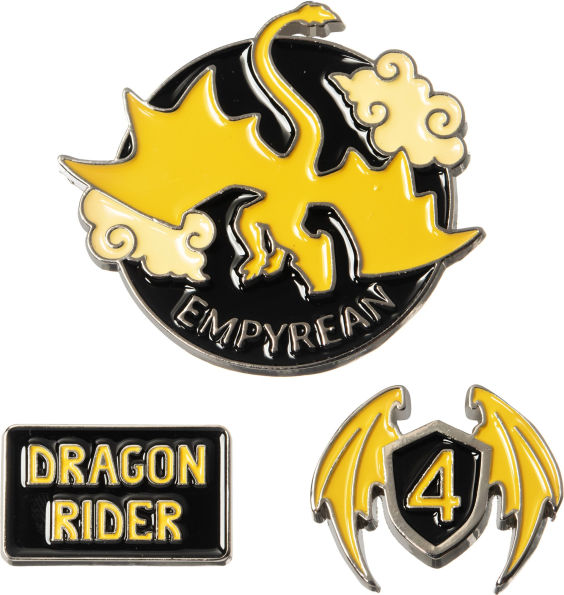 Fourth Wing Enamel Pin Set